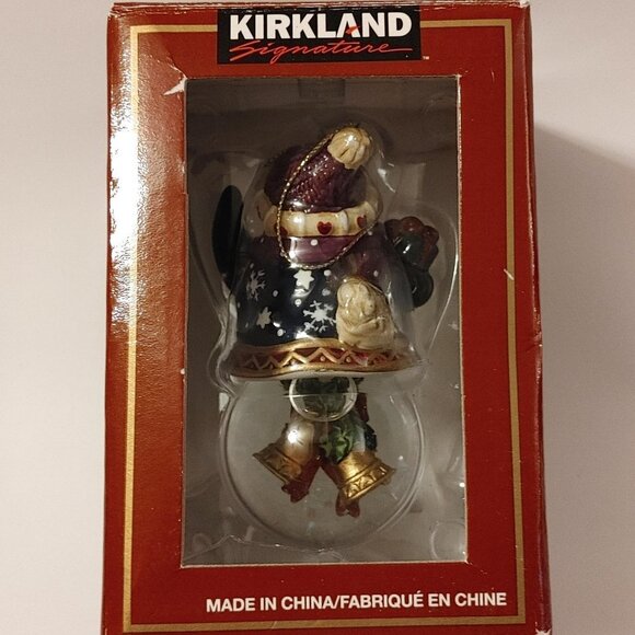 CUTE Kirkland PENGUIN Waterglobe Ornament Water Globe Christmas Ornament Costco - Picture 4 of 6